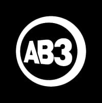 An icon with the logo of the AB3 TV channel.