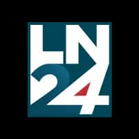 An icon with the logo of the LN24 TV channel.