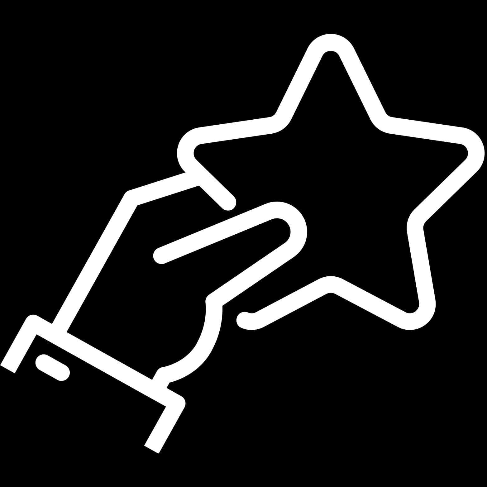 An icon for writing a review