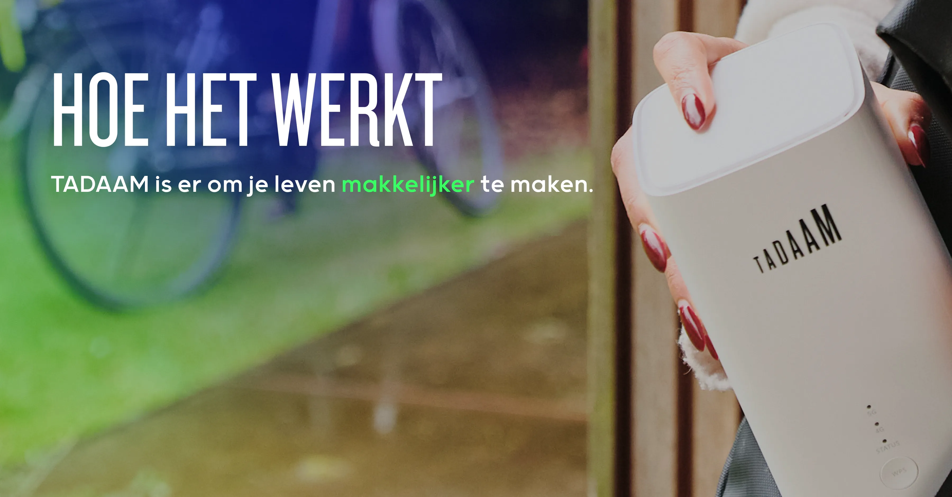 Tadaam Hoe het werkt | Eenvoudig, snel en zonder kabels | TADAAM